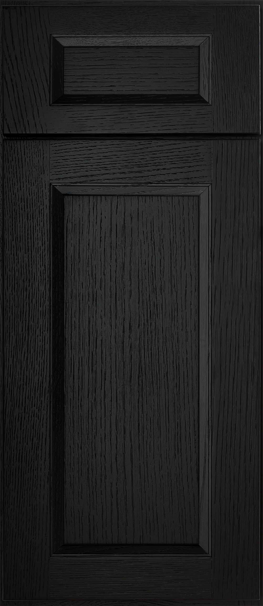 Obsidian Oak dark cabinet finish — dramatic and sophisticated